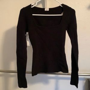 Aritzia Square Neck Sweater